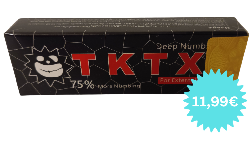TKTX 75 % – Pomada Anestésica para Tatuajes 