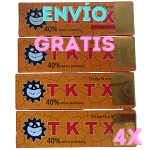 TKTX ungüento anestésico tatuajes 40%