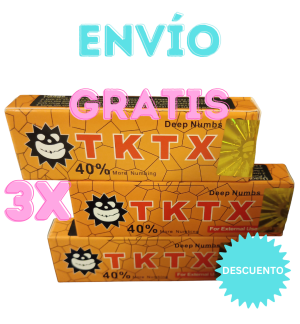 TKTX gel anestésico tatuajes 40%