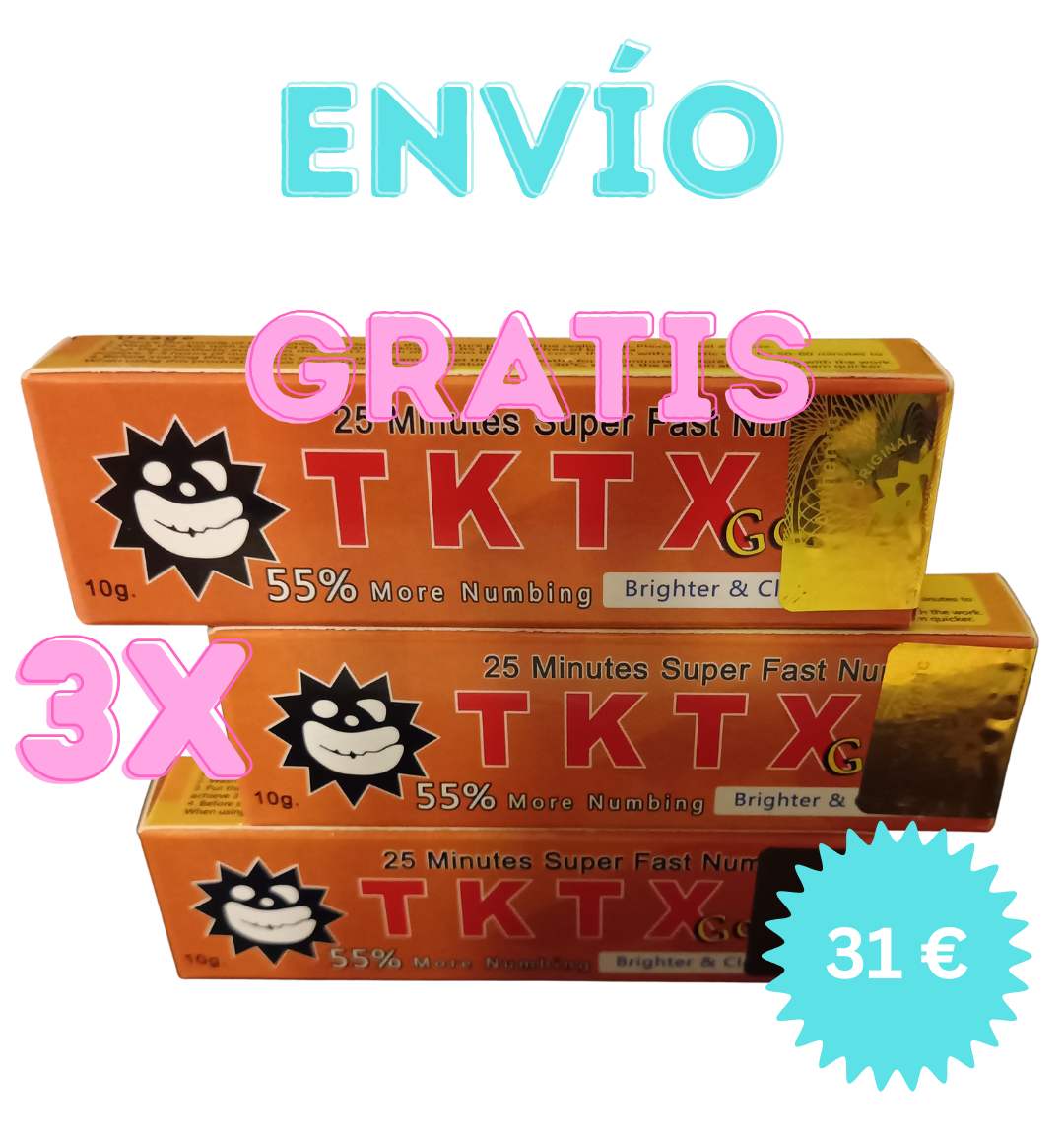 TKTX 75 % – Crema Adormecedora Potente para Tatuajes