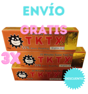 TKTX Gold pomada para el dolor de tatuajes